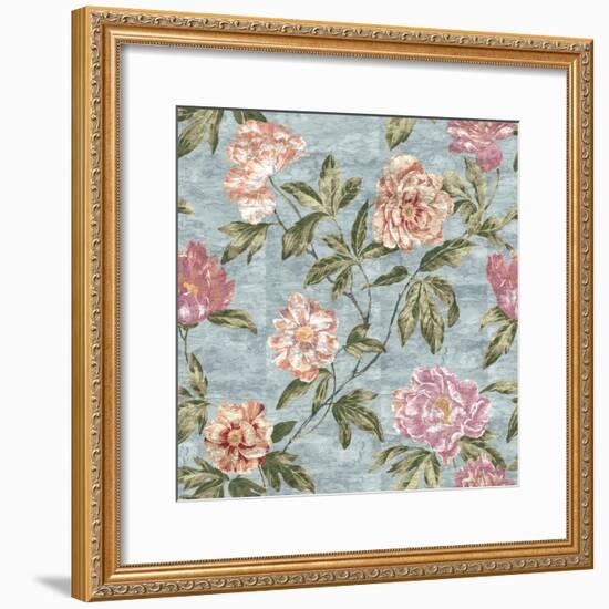 Tree Peony Powder Blue-Bill Jackson-Framed Giclee Print