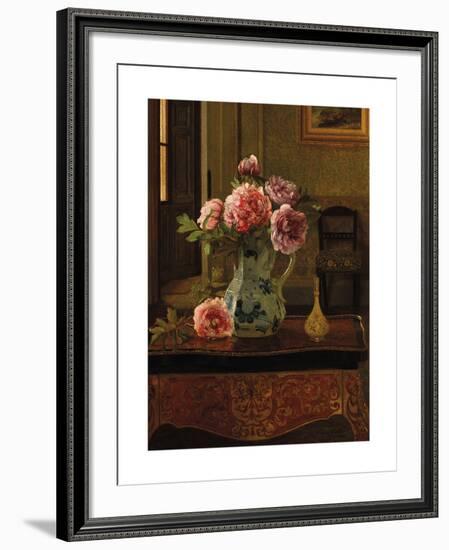 Tree Peony-Jessica Hayllar-Framed Premium Giclee Print