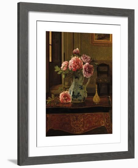 Tree Peony-Jessica Hayllar-Framed Premium Giclee Print