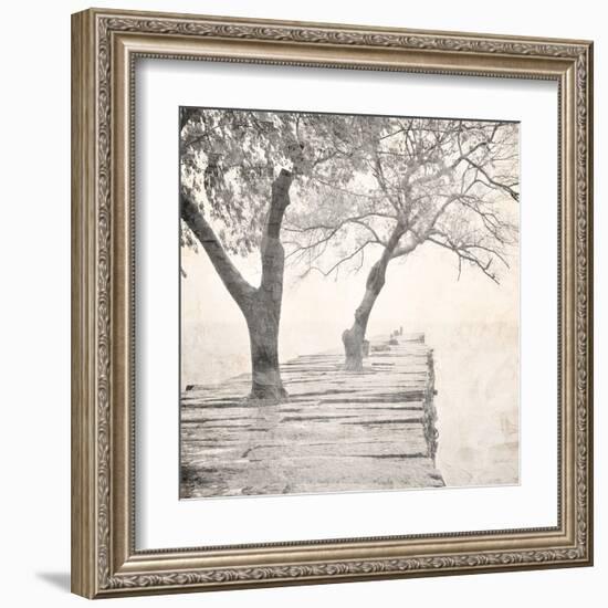 Tree Pier-Kimberly Allen-Framed Art Print