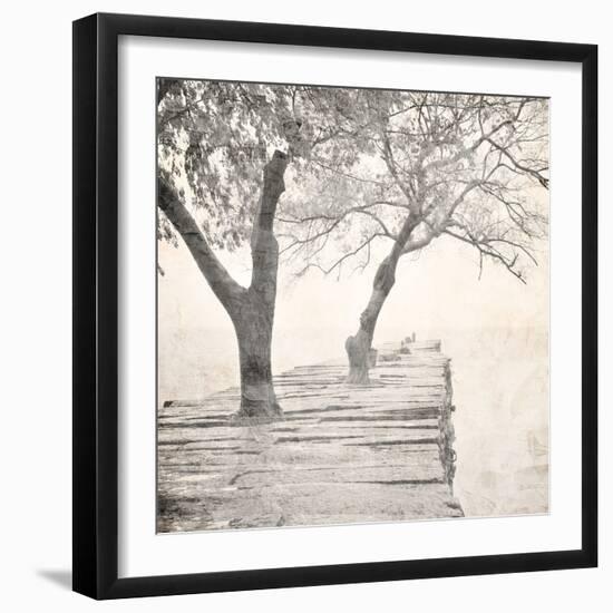 Tree Pier-Kimberly Allen-Framed Art Print