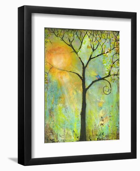 Tree Print Art Hello Sunshine-Blenda Tyvoll-Framed Art Print