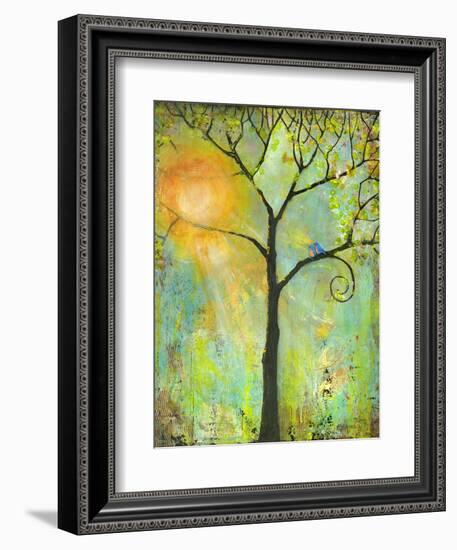 Tree Print Art Hello Sunshine-Blenda Tyvoll-Framed Art Print