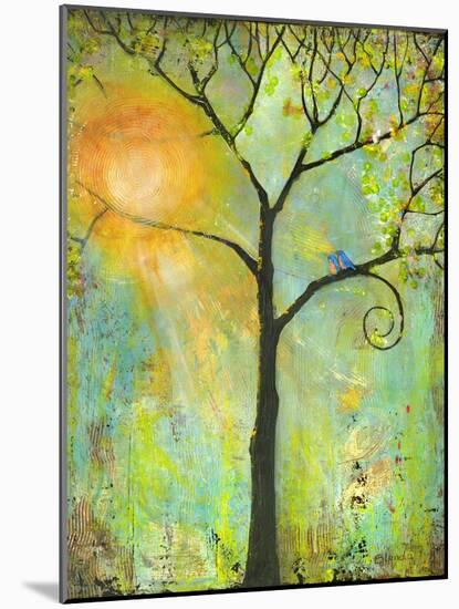 Tree Print Art Hello Sunshine-Blenda Tyvoll-Mounted Art Print