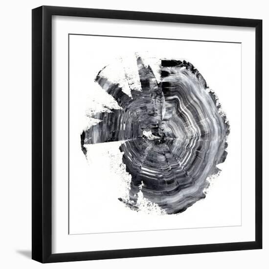 Tree Ring Abstract II-Ethan Harper-Framed Art Print