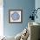 Tree Rings in Navy-Cat Coquillette-Framed Giclee Print displayed on a wall