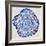 Tree Rings in Navy-Cat Coquillette-Framed Giclee Print