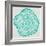 Tree Rings in Turquoise-Cat Coquillette-Framed Giclee Print