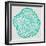 Tree Rings in Turquoise-Cat Coquillette-Framed Giclee Print