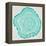 Tree Rings in Turquoise-Cat Coquillette-Framed Premier Image Canvas