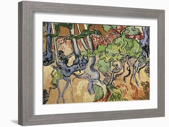 Tree Roots, 1890-Vincent van Gogh-Framed Giclee Print