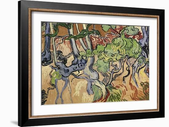 Tree Roots, 1890-Vincent van Gogh-Framed Giclee Print