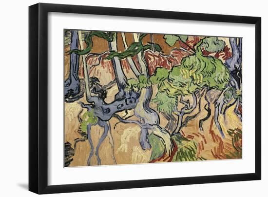 Tree Roots, 1890-Vincent van Gogh-Framed Giclee Print