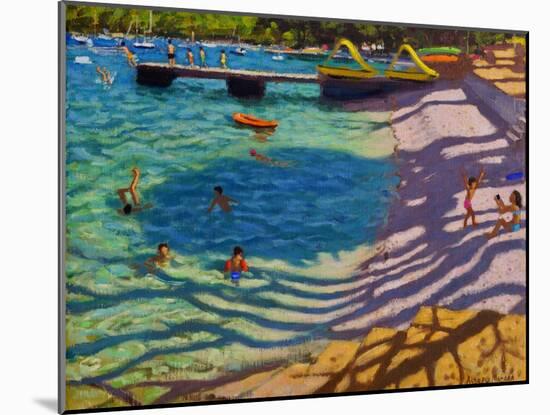 Tree shadows,Vrsar,Croatia, 2018-Andrew Macara-Mounted Giclee Print