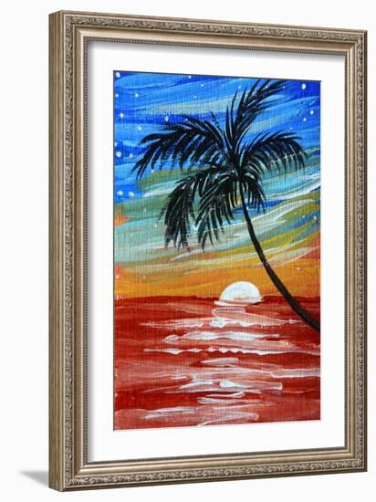 Tree Sinking Below-Megan Aroon Duncanson-Framed Art Print