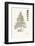 Tree Sketch - Larch-Maria Mendez-Framed Art Print