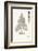 Tree Sketch - Larch-Maria Mendez-Framed Art Print