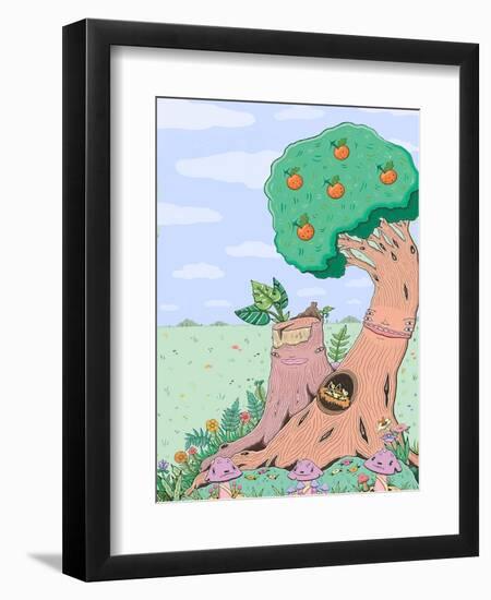 Tree Spirits-Danielle O'Malley-Framed Art Print