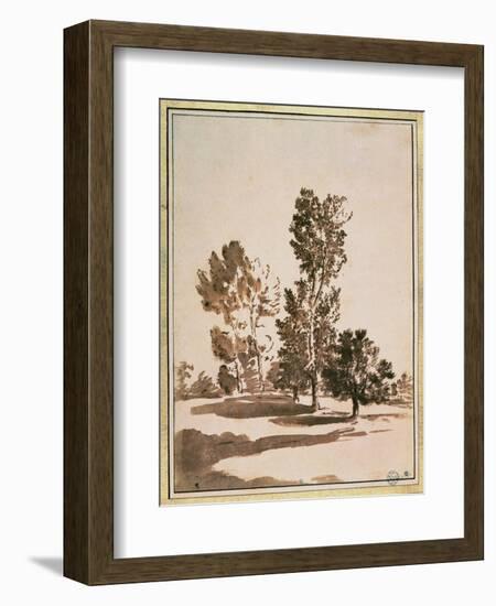 Tree Study-Nicolas Poussin-Framed Giclee Print