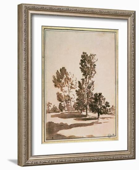 Tree Study-Nicolas Poussin-Framed Giclee Print