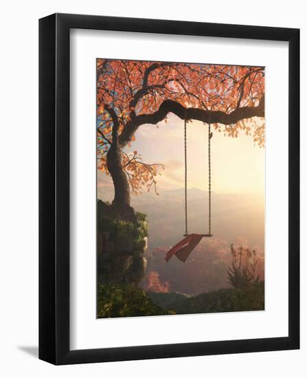 Tree Swing-Cynthia Decker-Framed Art Print