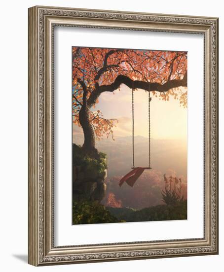 Tree Swing-Cynthia Decker-Framed Art Print