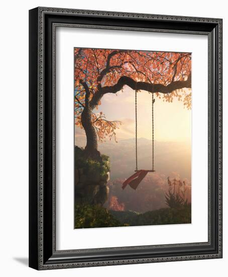 Tree Swing-Cynthia Decker-Framed Art Print