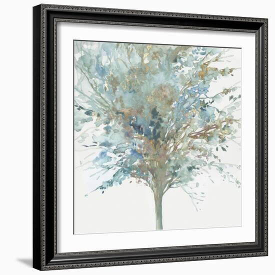 Tree Teal I-Allison Pearce-Framed Art Print