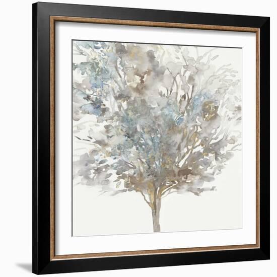 Tree Teal II-Allison Pearce-Framed Art Print