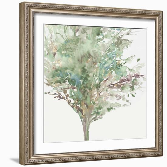 Tree Teal III-Allison Pearce-Framed Art Print