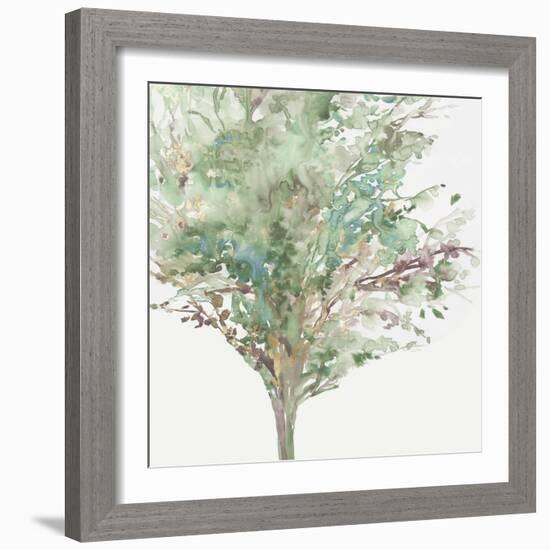 Tree Teal III-Allison Pearce-Framed Art Print