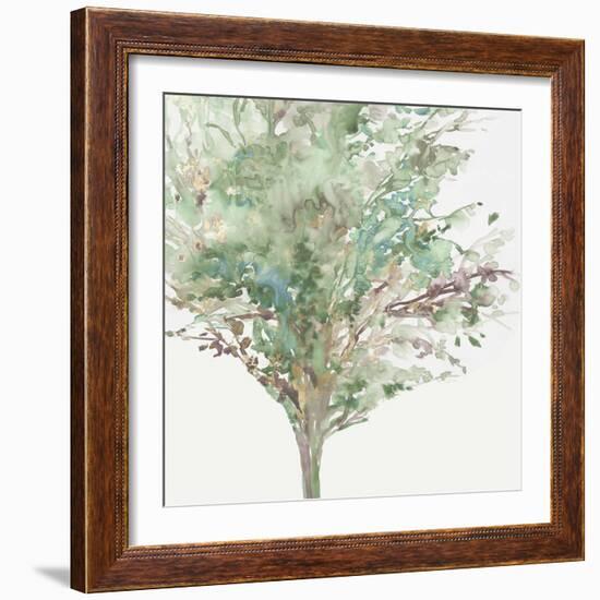 Tree Teal III-Allison Pearce-Framed Art Print