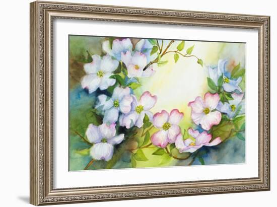 Tree - Top Dogwood-Joanne Porter-Framed Giclee Print