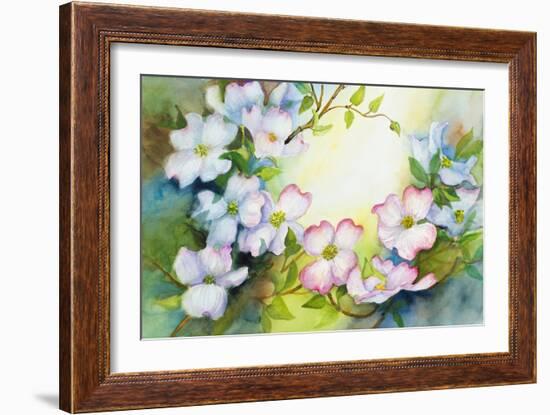 Tree - Top Dogwood-Joanne Porter-Framed Giclee Print