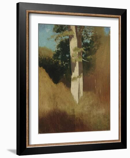 Tree with Blue Sky-Alfred Thompson Bricher-Framed Giclee Print