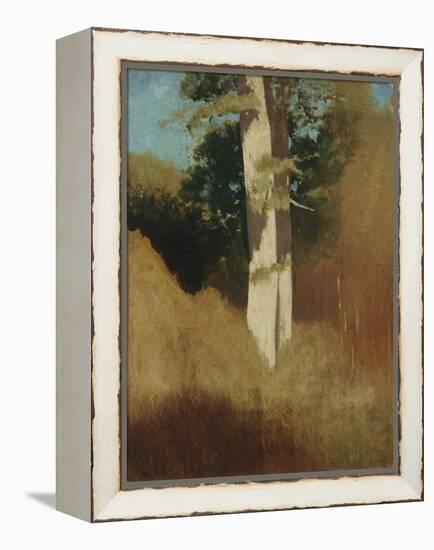 Tree with Blue Sky-Alfred Thompson Bricher-Framed Premier Image Canvas