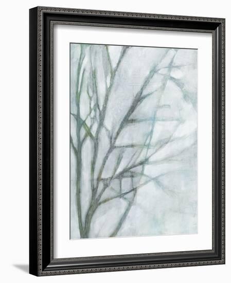 Tree with White Sky II-Jennifer Goldberger-Framed Art Print