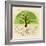 Tree World Concept-cienpies-Framed Art Print