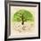 Tree World Concept-cienpies-Framed Art Print