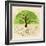 Tree World Concept-cienpies-Framed Art Print