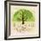 Tree World Concept-cienpies-Framed Art Print