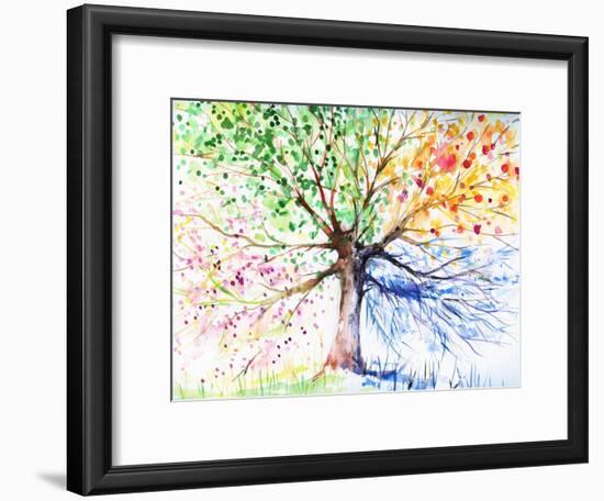 Tree-DannyWilde-Framed Art Print