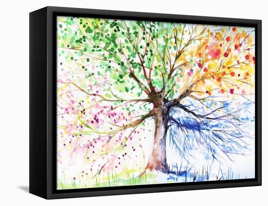 Tree-DannyWilde-Framed Stretched Canvas