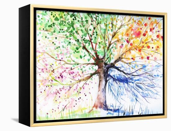 Tree-DannyWilde-Framed Stretched Canvas