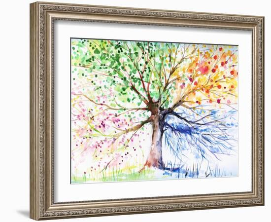 Tree-DannyWilde-Framed Art Print