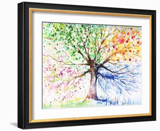 Tree-DannyWilde-Framed Art Print