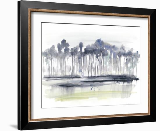 Treeline Splash II-Jennifer Goldberger-Framed Art Print