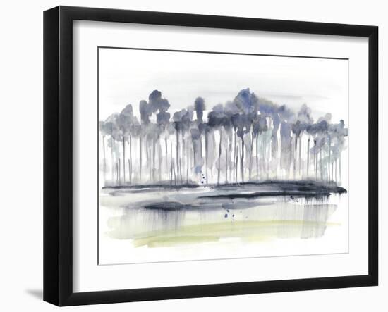 Treeline Splash II-Jennifer Goldberger-Framed Art Print