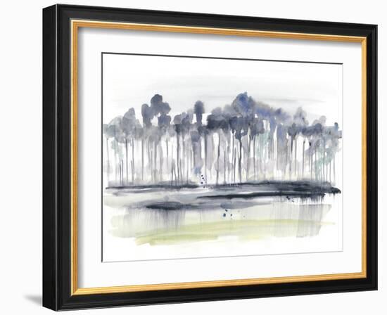 Treeline Splash II-Jennifer Goldberger-Framed Art Print