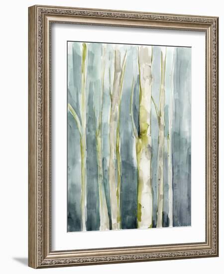 Treeline Watercolor I-Jennifer Goldberger-Framed Art Print